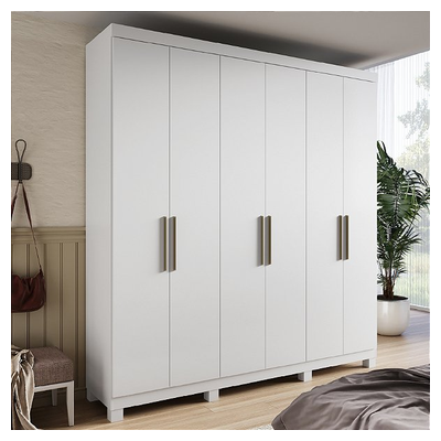 Guarda-Roupa Casal 6 Portas