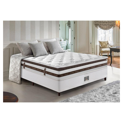 Cama Box Solteiro com Colchão